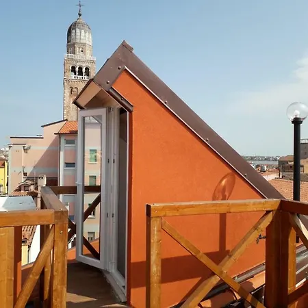 Mansarda Settimo Cielo Apartamento Chioggia Exterior foto